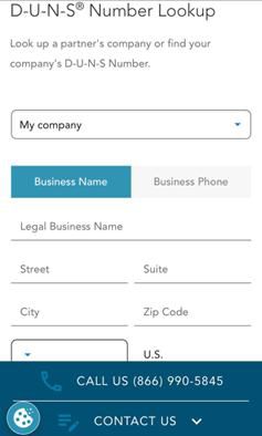 регистрация в D-U-N-S