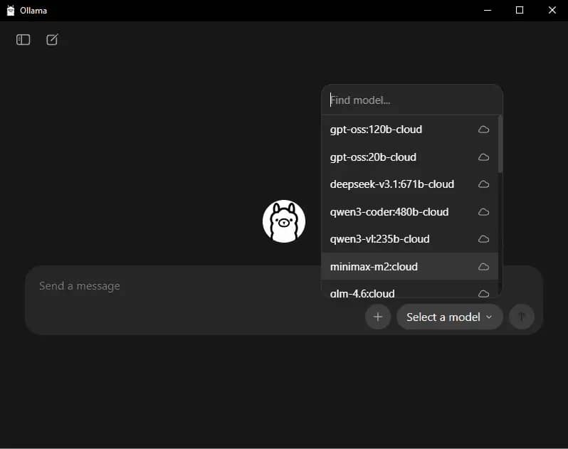 Интерфейс программы LM Studio 