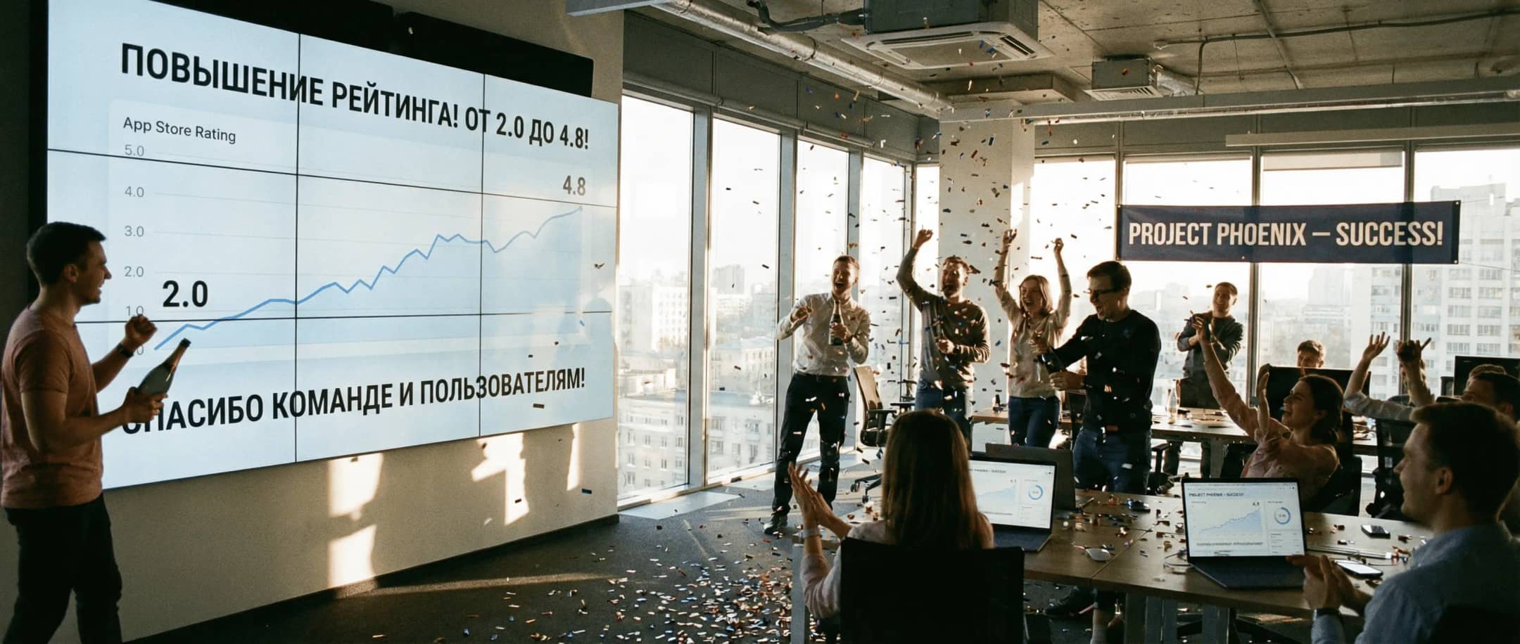 поднятие рейтинга приложения