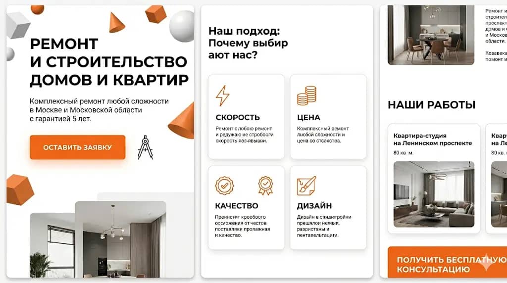 разработка сайта заказать