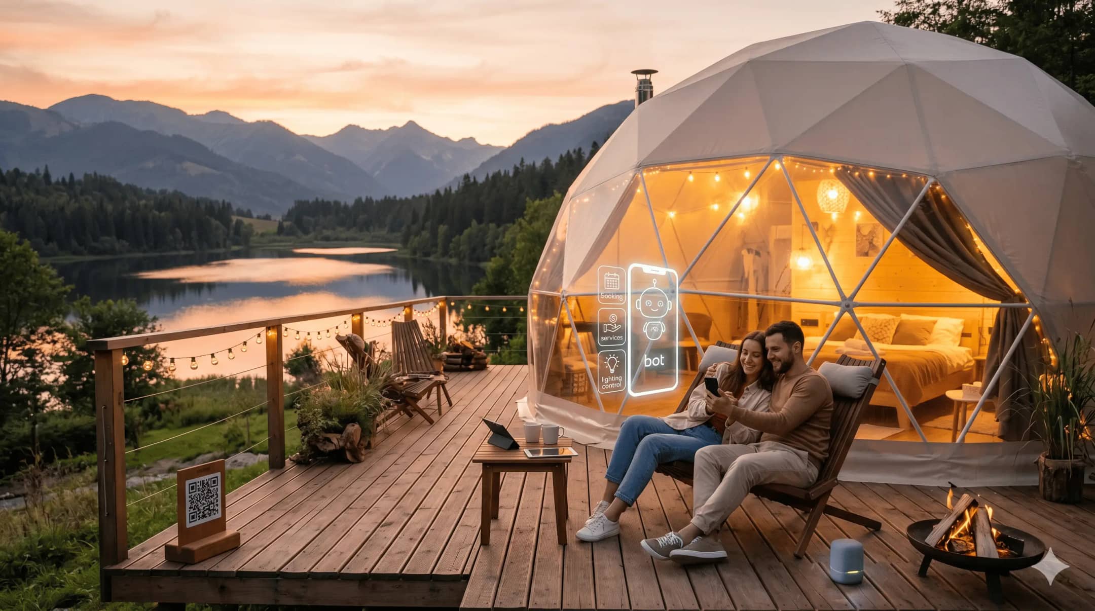 разработка приложения для глэмпинга